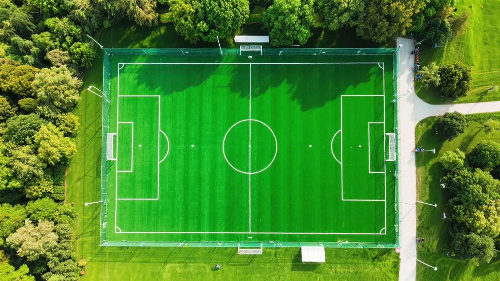 足球场俯视图